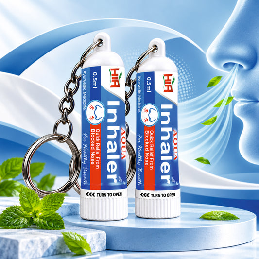 Aqua Inhaler – Portable Nasal Inhaler for Temporary Relief from Nasal Congestion