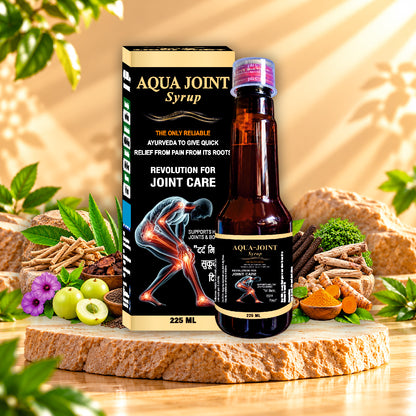 Aqua Joint Ayurvedic Syrup 225 ml | Herbal Joint Care Formula | HIA
