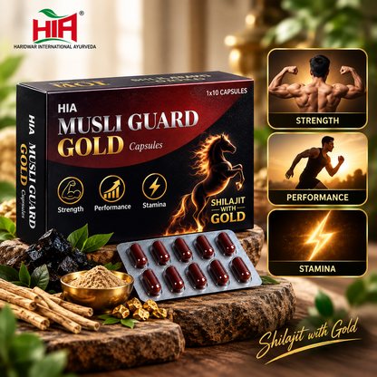 HIA Musli Guard Gold Capsules – Ayurvedic Strength, Performance & Stamina Formula
