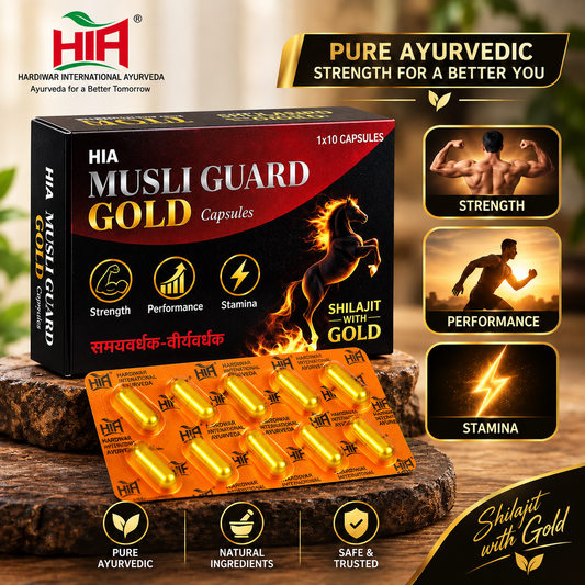HIA Musli Guard Gold Capsules – Ayurvedic Strength, Performance & Stamina Formula