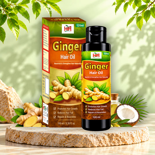Ginger Hair Oil 120 ml | Herbal Hair Nourishment & Care | Haridwar International Ayurveda