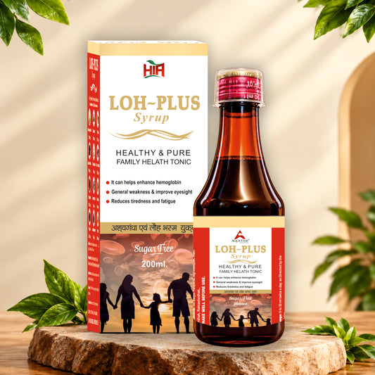 Loh-Plus Syrup – Sugar-Free Ayurvedic Family Health Tonic (200 ml)