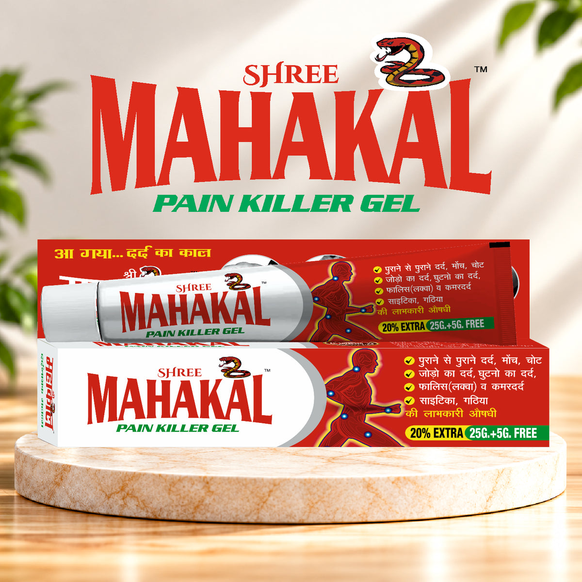 Shree Mahakal Pain Killer Gel