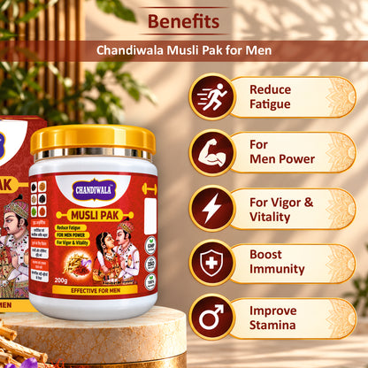 Chandiwala Musli Pak – Ayurvedic Herbal Formulation for Men (200g)